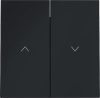 Клавиши для выключателя жалюзи Voltum S70 графит Soft touch пластик (VLS002507)