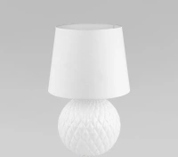 Настольный светильник с тканевым абажуром TK Lighting 16046 Santana