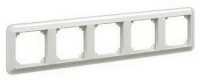 Пятиместная рамка белая M Trend Merten MTN4050-1219 Schneider Electric