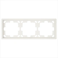 Рамка серия FD 3-постовая, цвет Сахара Jasmart FD1003SH