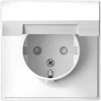 Розетка с заземлением со шторками с крышкой, 16А, IP20 Systeme Electric ArtGallery, БЕЛЫЙ GAL000146