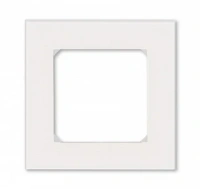 Рамка 1 постовая ABB Levit жемчуг - ледяной 2CHH015010A6068