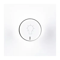 Накладка светорегулятора для LED, Белый бархат Brionilux серия G Plast (GPN023WH)
