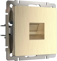 Розетка Ethernet RJ-45 шампань рифленый Werkel Встраиваемые механизмы шампань рифленый W1181010