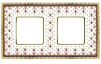 Рамка 2-пост фарфор Fede New Belle Epoque porcelain FD01472MAOB