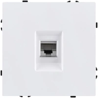 Розетка Ethernet RJ45 Cat.6, белый матовый Kollinger Eclipse EC-017WH