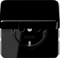 Розетка с крышкой Jung CD500 CD1520BFKLSW