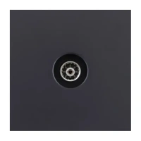 Накладка розетки SAT, Черный бархат Brionilux серия Z (ZGN021BK)