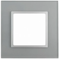 1 постовая рамка алюминий ЭРА Элеганс 14-5101-03