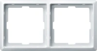 Двухместная рамка полярно белая Artec Merten MTN481219 Schneider Electric
