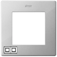 Рамка 2 местная алюминевая 2400620-033 Simon 24 Radiant