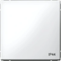 Одноклавишный проходной выключатель IP44 Systeme Electric ArtGallery, 10АХ, БЕЛЫЙ GAL440161