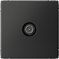 TV Розетка оконечная 1DB Systeme Electric ArtGallery, БАЗАЛЬТ GAL001491
