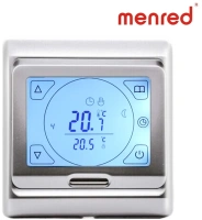 Терморегулятор Menred RTC Е91 серебро (CN1515)