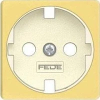 Розетка с шторками 2к | 3 16А 250 Fede FD16523 | FD04314OB-A | FD16-BAST