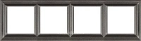 Рамка 4-пост цт. антрацит Jung Eco Profi Deco EPD484AN