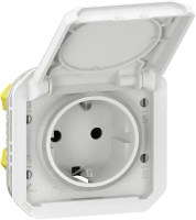 Розетка электрическая Legrand Plexo (белый) 069640L