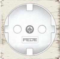 Розетка с шторками 2к | 3 16А 250 Fede FD16523 | FD04314BD | FD16-BAST