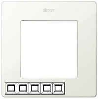 Рамка 5 местная слоновая кость 2400650-031 Simon 24 Essence