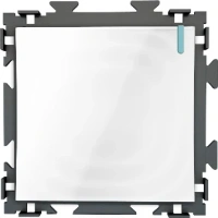 Выключатель 1-клав CGSS цв. белый PL-W101-WCG