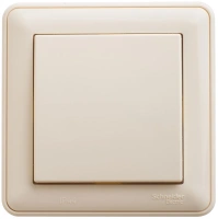 Переключатель 1-клавишный Systeme Electric (Schneider Electric) W59 Aqua, слоновая кость VS610-156B-28