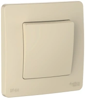 Переключатель 1-клавишный Systeme Electric Blanca С/У IP44 (сх.6), 10AX, 250В, БЕЖЕВЫЙ BLNVS410607
