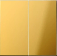 Выключатель двухклавишный Jung LS990 505U+GO2995