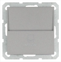 Карточный выключатель (отельный) 10A 250V~ с накладкой, цвет Алюминий Jasmart G6209S