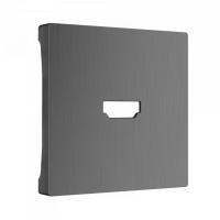 Розетка HDMI графит рифленая Werkel W1186001 + W1196004