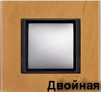Рамка 2-пост Кожа Анатолийский Пергамент Schneider Unica MGU68.004.7P1