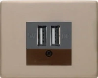 usb зарядка | розетка 260205 | 10340001 Berker