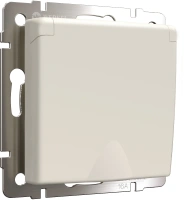 Розетка с заземлением и шторками c крышкой IP44 айвори матовый Werkel Встраиваемые механизмы айвори матовые W1171262