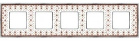 Рамка 5-пост фарфор Fede New Belle Epoque porcelain FD01475MACB
