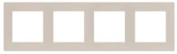 Рамка 4-постовая, золотой бархат Brionilux серия G Plast (GPR4GD)
