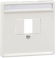 Лицевая панель для телекоммуникационной розетки Merten Antique Schneider Electric MTN297819, полярно-белый