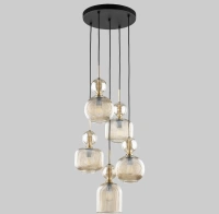 Подвесной светильник со стеклянными плафонами TK Lighting 11043 Sophia Cognac