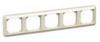 Пятиместная рамка слоновая кость M Trend Merten MTN4050-1244 Schneider Electric