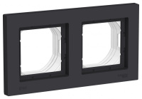 Рамка 2-постовая IP44, Systeme Electric AtlasDesign карбон ATN441002