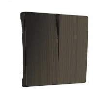Выключатель 2-клав бронзовый Werkel W1120001 + W1129012