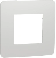 Рамка 1-постовая Unica Studio Color Schneider Electric БЕЛЫЙ/белый NU280218