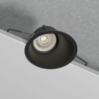 Светильник встраиваемый Side GU10 черный Elektrostandard 25059/01