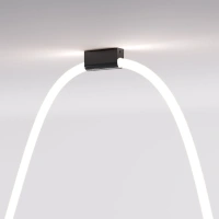 Накладные крепления для круглого гибкого неона Full light черный Elektrostandard FL 28100