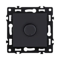 Светорегулятор универсальный 500W, черный бархат Brionilux серия G (GP022BK)
