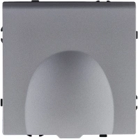 Розетка штепсельная SCHUKO 16A/250 В с крышкой, серый Kollinger Eclipse EC-015GY