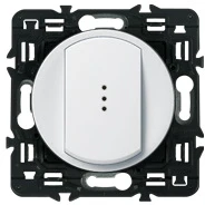 Выключатель влагозащищенный IP44 одноклавишный с подсветкой Legrand Celiane 67001 | 67803 | 67686 | 80251