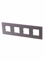 4 постовая рамка брызги шампанского стекло ABB Zenit 2CLA227400N3901