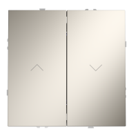 Выключатель для жалюзи 10А Voltum S70 кашемир Soft touch пластик (VLS020703)