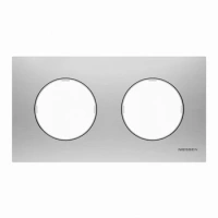 2 постовая рамка нержавеющая сталь ABB Sky Moon 2CLA867200A4001