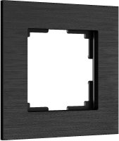 Рамка из металла на 1 пост АluMax черный алюминий Werkel AluMax черный алюминий W0013508