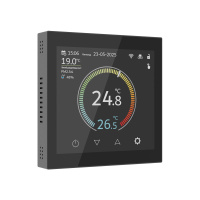 Умный сенсорный терморегулятор Werkel Wi-Fi с LCD дисплеем черный W1851108